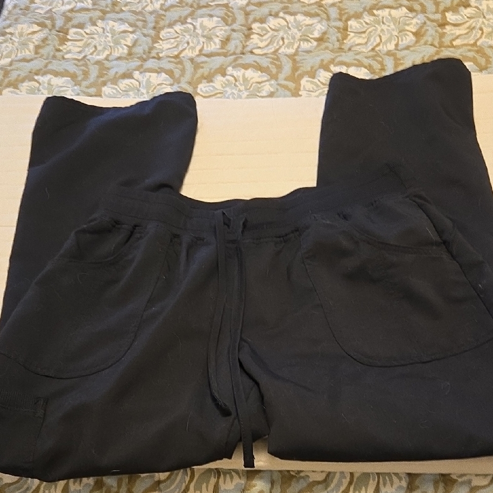 Scrubstar Ladie's Black Joggers